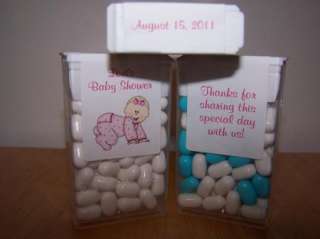 Personalized TIC TAC LABELS Baby Shower  