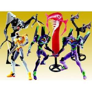   Evangelion Ultimate Action Gashapon Figures (Set of 5): Toys & Games