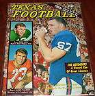   Dave Campbells Texas Football magazine Ex+ John Lagrone Diron Talbert