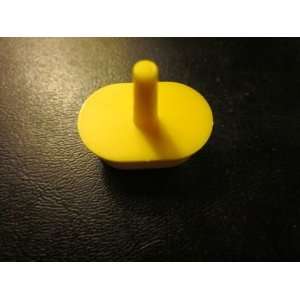  Game of PERFECTION Yellow Game Piece Short Oval Shape 