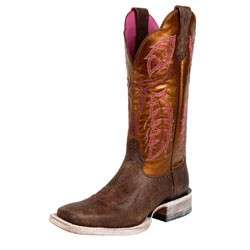  Ariat Ladies Outlaw Boot #10008753 Chico Brown & Brown Dazzle  