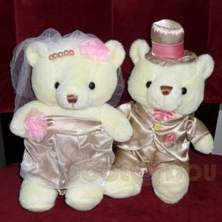 Teddy bear wedding bear fashion car decoration toy  