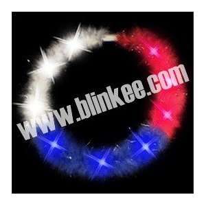  Red White Blue Flashing Feather Necklace: Everything Else