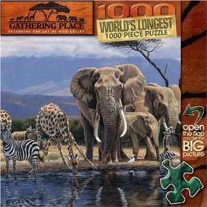  MasterPieces The Gathering Place Jumbo 1000pc Puzzle: Toys 