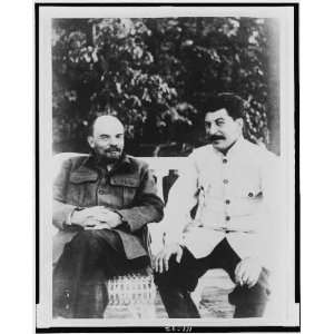  Vladimir Lenin and Josef Stalin 1922
