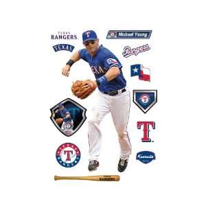  MLB Texas Rangers Michael Young Wall Graphic Sports 