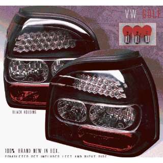  VW Golf Led Tail Lights Black Altezza LED Taillights 1992 