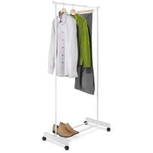 Portable Adjustable Garment Rack Shelf Clothes Hanger  
