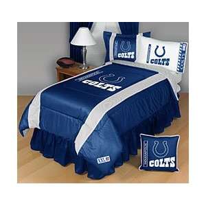  NFL Indianapolis Colts Sidelines Bedding Set: Sports 