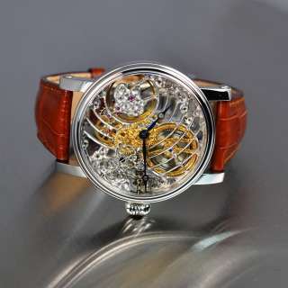 Tourby Art Deco Skeleton Special Finish Perlage   genuine ETA Unitas 