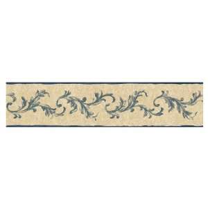   Traditional Scroll Wallpaper Border PL013165B: Home & Kitchen