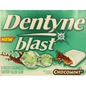 Dentyne Blast Chocomint Chewing Gum 10 9  Grocery 