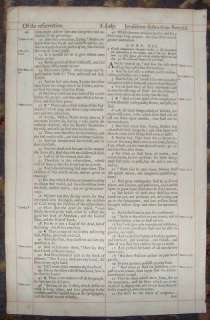 1638 King James Folio Bible Leaf/LUKE/WIDOWS MITE!!!!!  