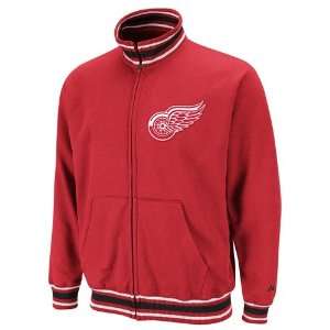  Detroit Red Wings Majestic Top Shelf Full Zip Track Jacket 