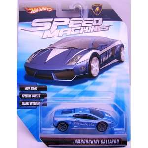 Hot Wheels Speed Machines Lamborghini Gallardo Polizia BLUE 1:64 Scale