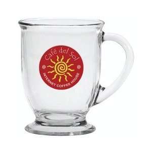 1647    16 oz. Exclusive Clear Cafe America Mug  Kitchen 
