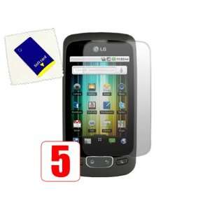   Pack) & MicroFibre Cloth For LG P500 Optimus One: Electronics