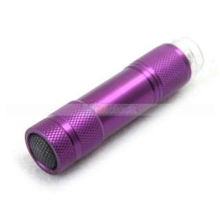 Emergency AA Battery Mobile Phone Travel Charger Purple  