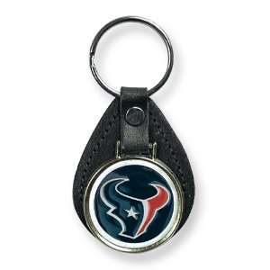  Houston Texans Leather Key Ring: Jewelry