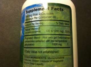 Beta mannan Aloe Vera Vitamin E Supplement by Dr. Joe Glickman  