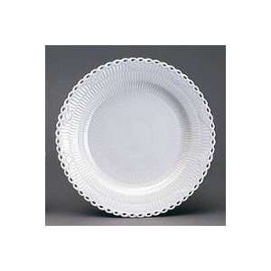   Royal Copenhagen White Full Lace Buffet Dinner Plate: Home & Kitchen