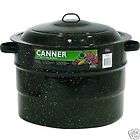 Canning Pot Canner Water Bath Canner Granite Ware 21QRT w/ Wire Holder 