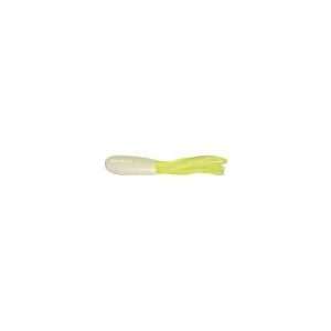  Mizmo Crappie Tubes   1.5 Specs White / Chartreuse   50ct 