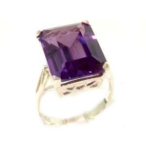   Synthetic Alexandrite Ring   Size 8   Finger Sizes 5 to 12 Available
