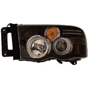  Anzo USA 111091 Dodge Ram Projector With Halo Ccfl Black Headlight 
