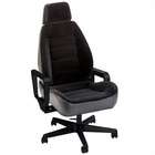 Corbeau Sport Seat Black Vinyl/ Cloth Office Chair