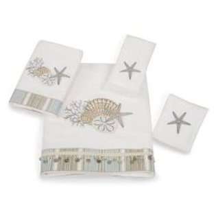 Avanti Linens By The Sea 8 Piece Towel Set   WHITE   50H x 25W x 0.5 