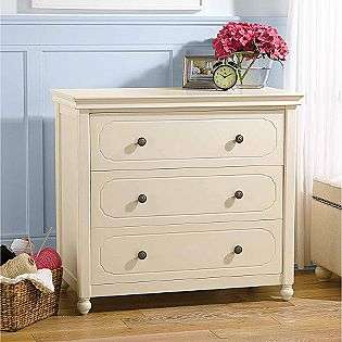 Antique White Wood 3 Drawer Dresser  Country Living For the Home 