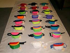FANNY PACKS ASSORTED COLORS MADE IN U.S.A.  