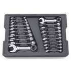 GearWrench 10 Piece SAE Stubby Wrench Set