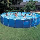   CORP. 24ft Round Intex Metal Frame Above Ground Pool Kit   52 Inch