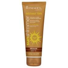 Rimmel Sun Shimmer Instant Tan Make Up Medium Matte 125Ml   Groceries 