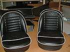 TRIUMPH TR3 NEW SEATS WITH LEATHER COVERS