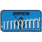 Armstrong 10 pc. 6 pt. Full Polish Long Combination Wrench Set in 