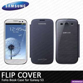   Samsung EFC 1G6FBECSTD Original Battery Flip Cover Galaxy SIII S3 Blue
