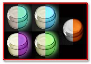 GLOW in the DARK 5 COLOR PAINT SET  