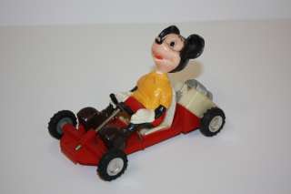 Marx Mickey Mouse Go Cart 1960s plastic  