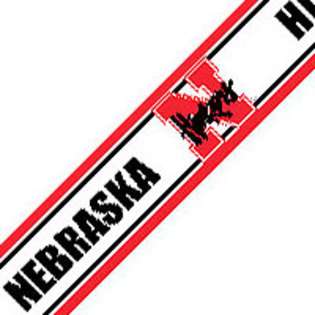 Univ. Nebraska Huskers   Wallpaper Border  NCAA Nebraska Huskers 