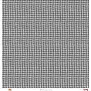  Gray On White Houndstooth Patterned 65lb Paper Office 