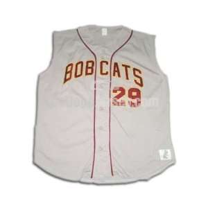  Gray No. 29 Game Used Texas State Baseball Jersey (SIZE 44 