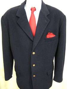 Mens Gap 3 button wool blend sport coat blazer size Large (C43 9 