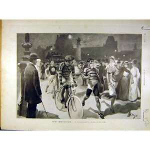  1902 Democratic Sport Carrousel French Print Race