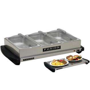 Fusion Commercial Triple Buffet Server & Warmer at 