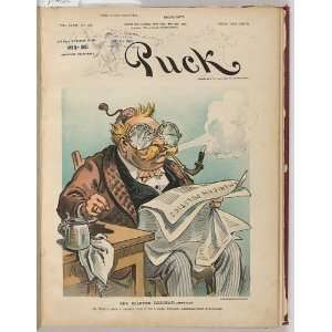   American,politics,made in,cigar,Puck Magazine,Keppler,1900 Home