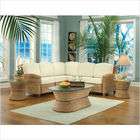   Styles Cabana Banana L Shape Sectional Sofa Living Room Set in Cocoa