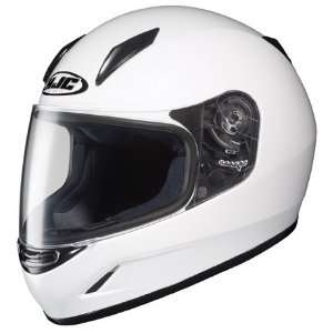   Youth Full Face Motorcycle Helmet White Medium M 224 143: Automotive